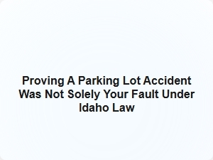 Parking Accident Fault in Idaho